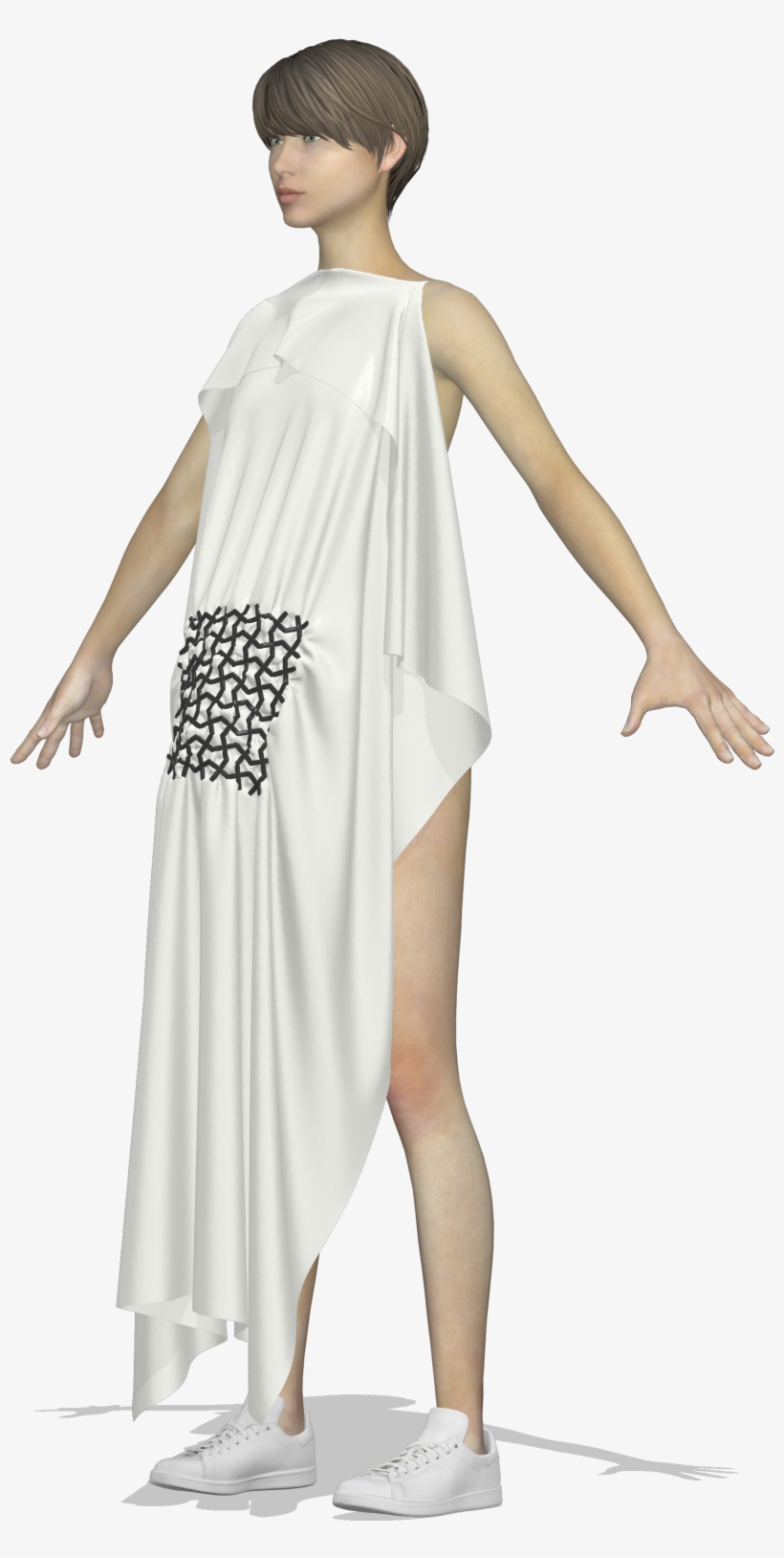 Hybrid Zero Waste Fashion Practice - Illustration, transparent png download