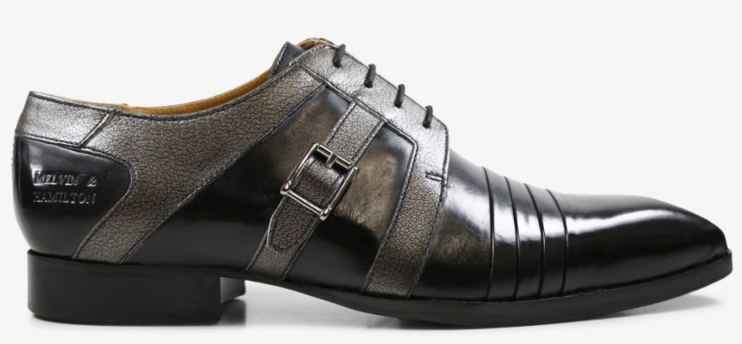 Oxford Shoes Ricky 2 Crust Aztek Black Smoke Buckle - Melvin & Hamilton Laarzen, Zwart, Maat 45, transparent png download