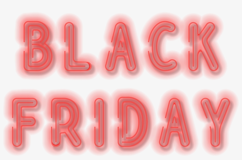 Black Friday Neon Png, transparent png download