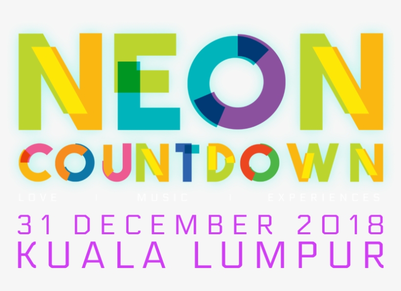 Neon Countdown - Neon Countdown 2019 Malaysia, transparent png download