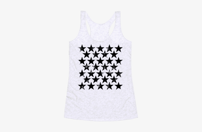 Field Of Stars Racerback Tank Top - Lineman Decals, transparent png download