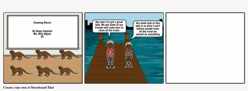 Otter - Comics, transparent png download