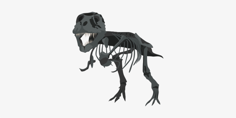 T-rex Skeleton - T Rex Skeleton Png, transparent png download