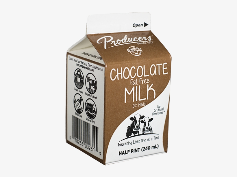 Fat Free Chocolate Milk - Chocolate Fat Free Milk, transparent png download