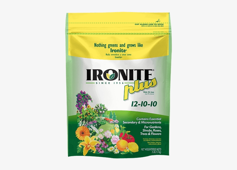 Ironite Plus Lawn & Plant Food 12 10 - Ironite Plus Lawn & Plant Food - 3lb Resealable, transparent png download