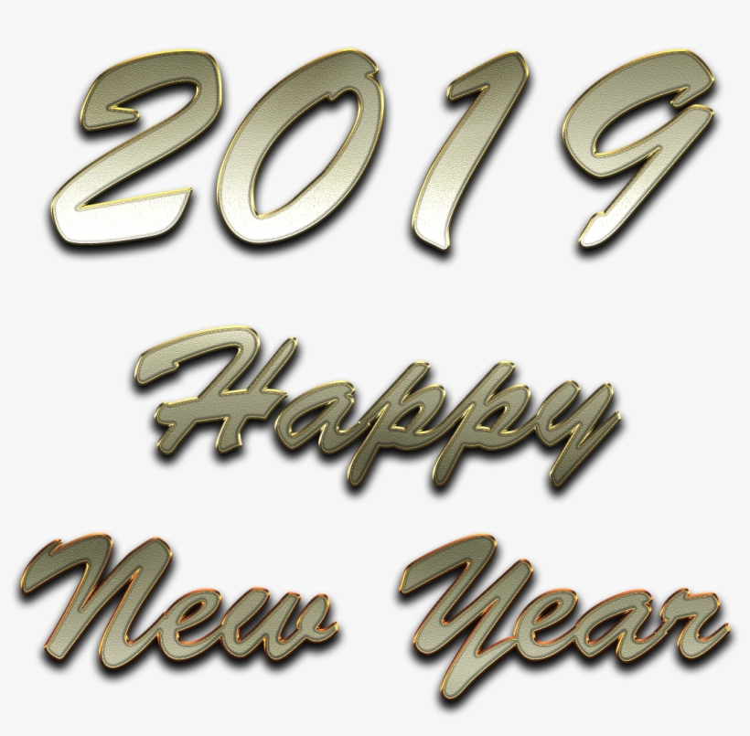 2019 Happy New Year Png File - Portable Network Graphics, transparent png download