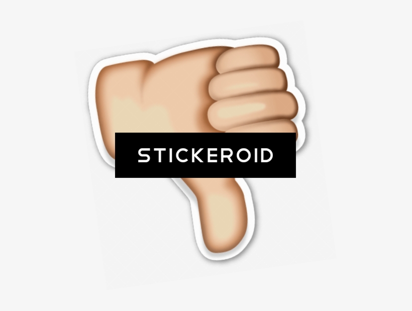 Thumb Down Emoji - Emoji Pouce En Bas, transparent png download