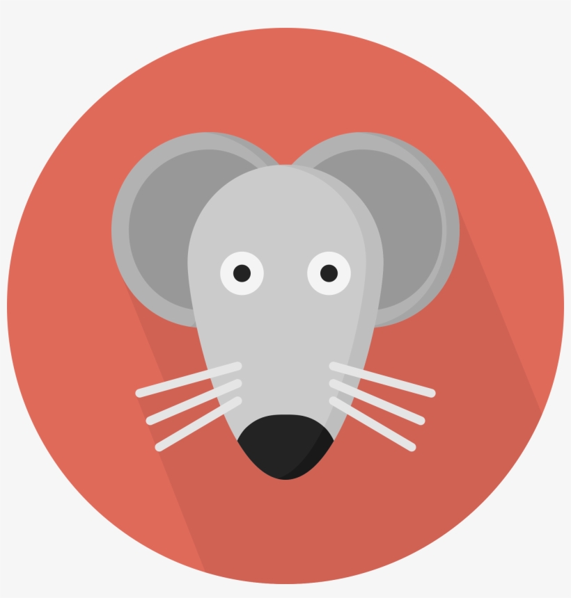 Open - Flat Icon Mouse, transparent png download