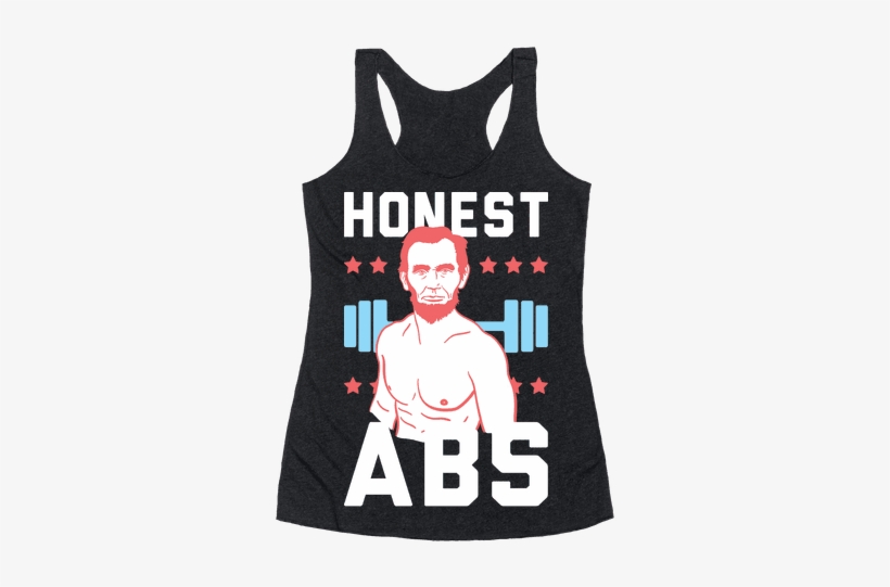Honest Abs Racerback Tank Top - Equal Rights For Blacks And Whites, transparent png download