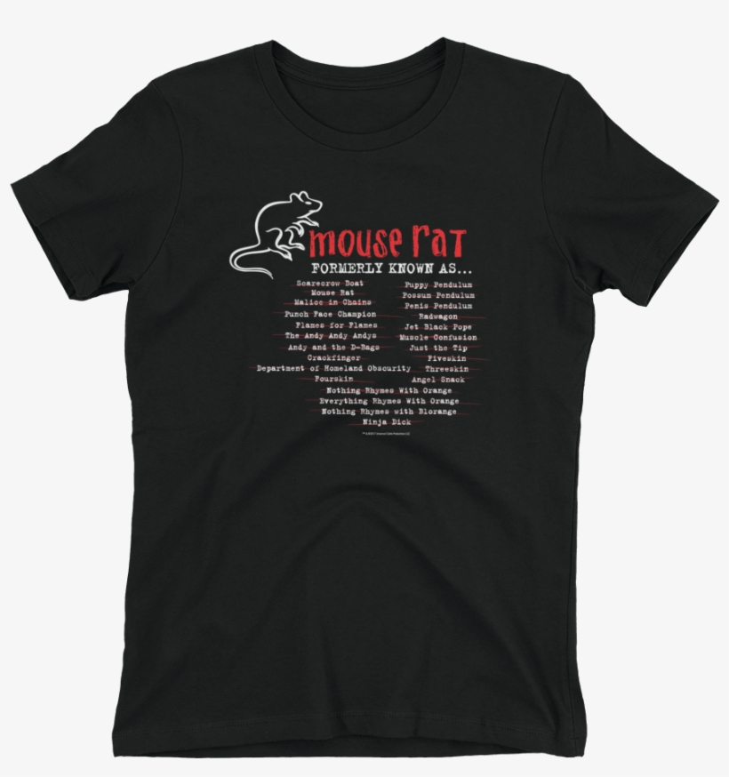 Parks And Recreation Mouse Rat Formerly Known As Women's - Mr Robot Shirt, transparent png download