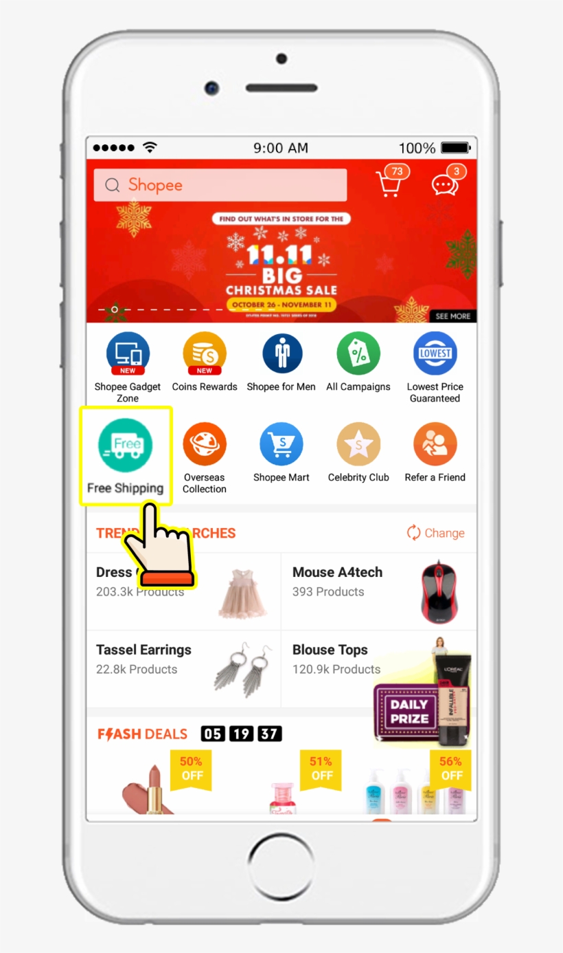 Tap On 'view Voucher' To Go To 'my Vouchers' Where - Shopee Indonesia, transparent png download