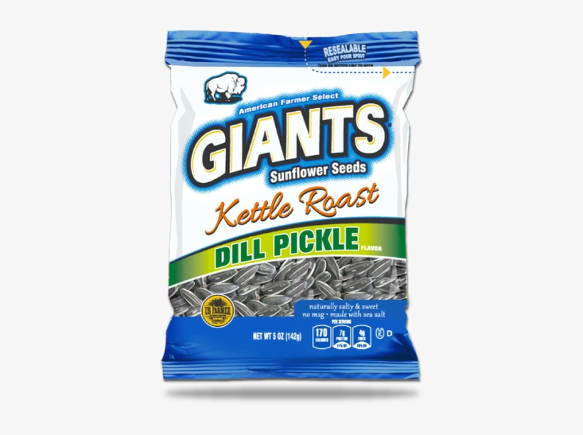Dill Pickle Kettle Roast - Giants Sunflower Seeds, Kettle Roast, Dill Pickle Flavor, transparent png download