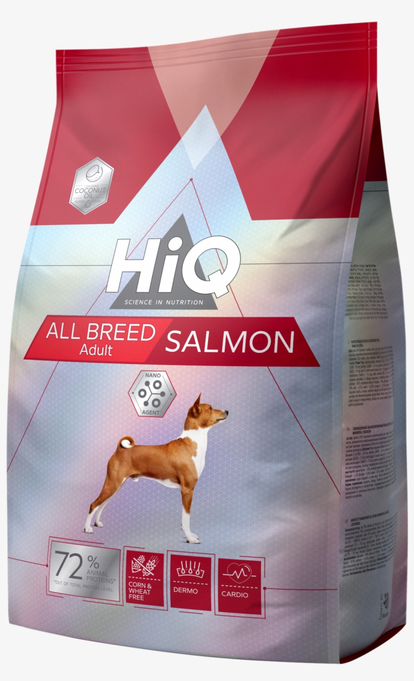 All Breed Adult Salmon 2 8kg T 1524948583 - Hiq Maistas, transparent png download