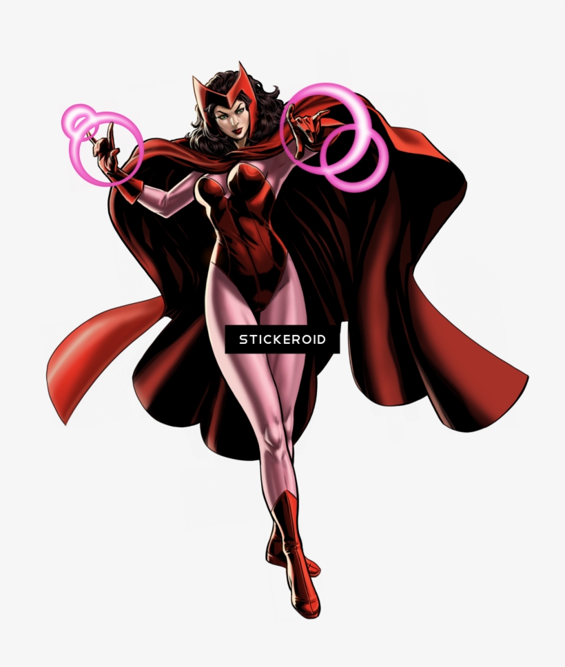 Scarlet Witch - Marvel Cinematic Girl Super Heroes, transparent png download