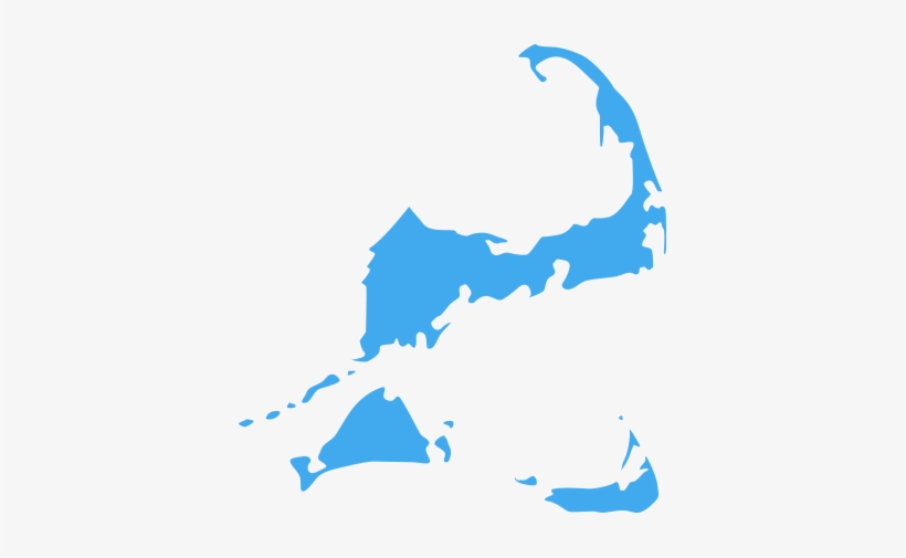 Boston Cape & Islands - Massachusetts Black And White, transparent png download