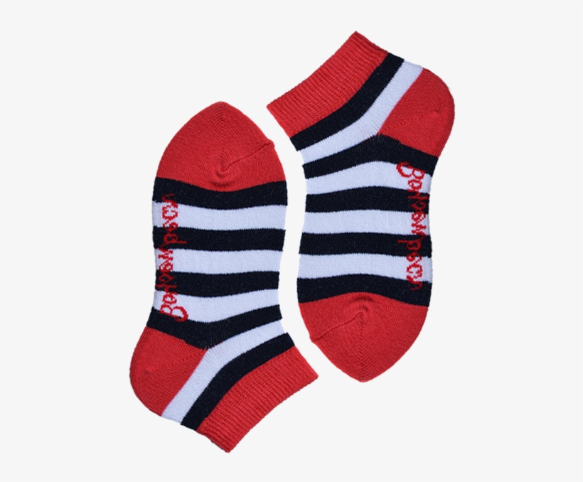 Boy Stripe Ankle Socks - Transparent Baby Socks Png, transparent png download