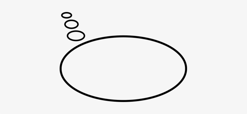 Thought Bubble Under - Circle, transparent png download