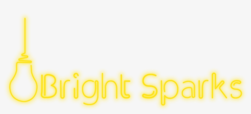 Bright Sparks - Neon Sign, transparent png download