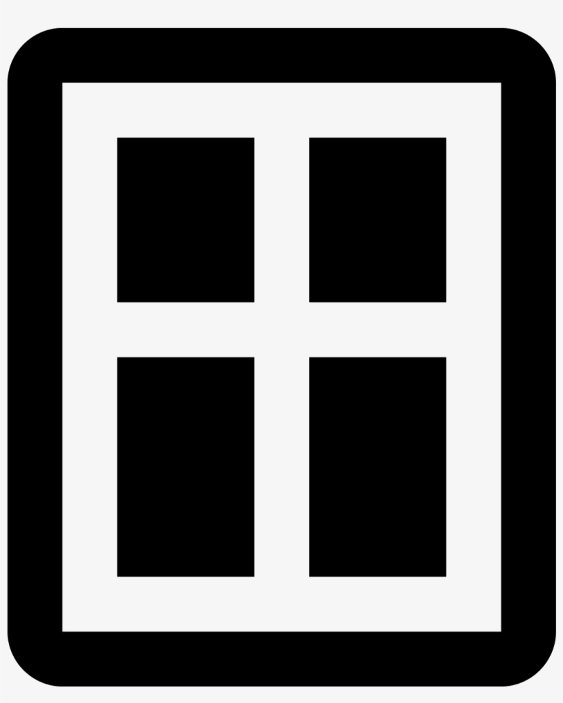 This Icon Is Depicting A Window - Пиктограмма Окна, transparent png download