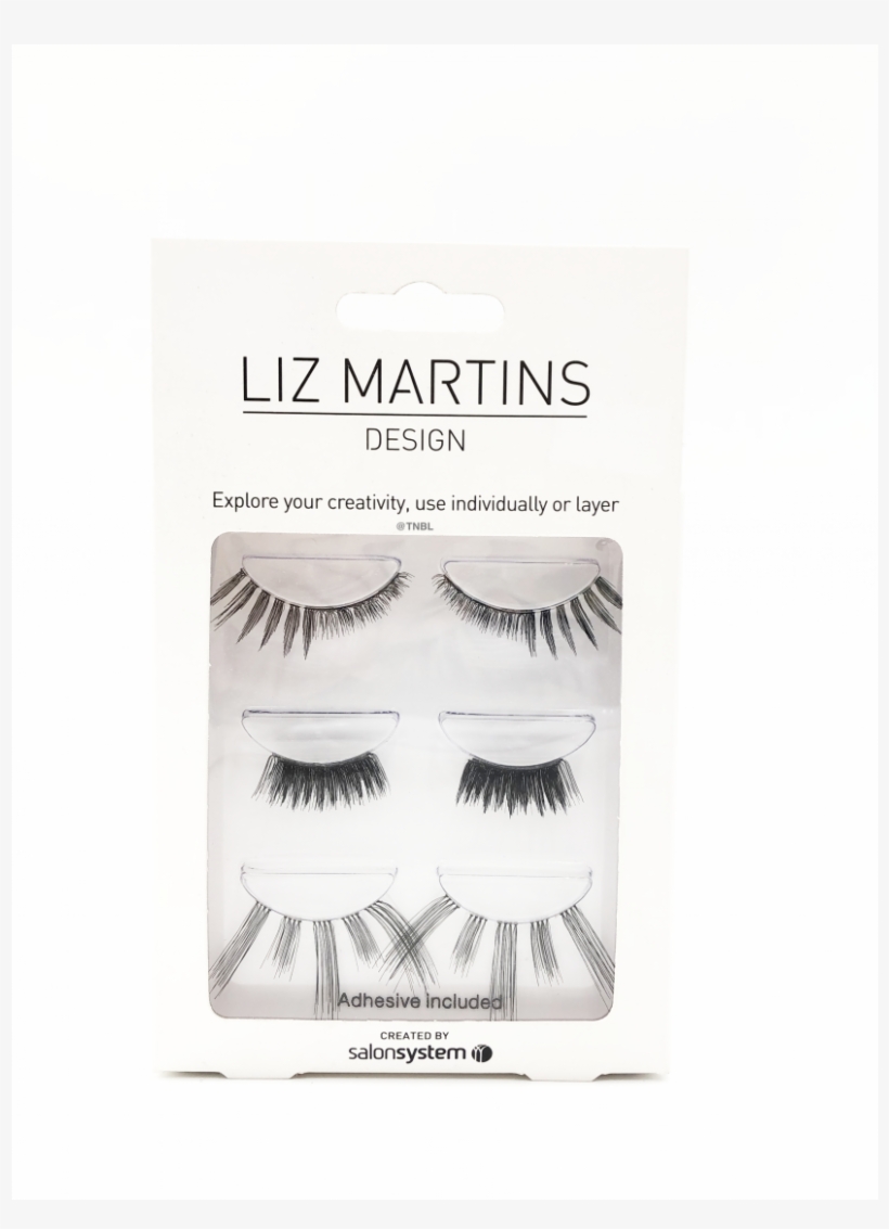 Salon System Liz Martin Design Eyelashes - Eyelash, transparent png download