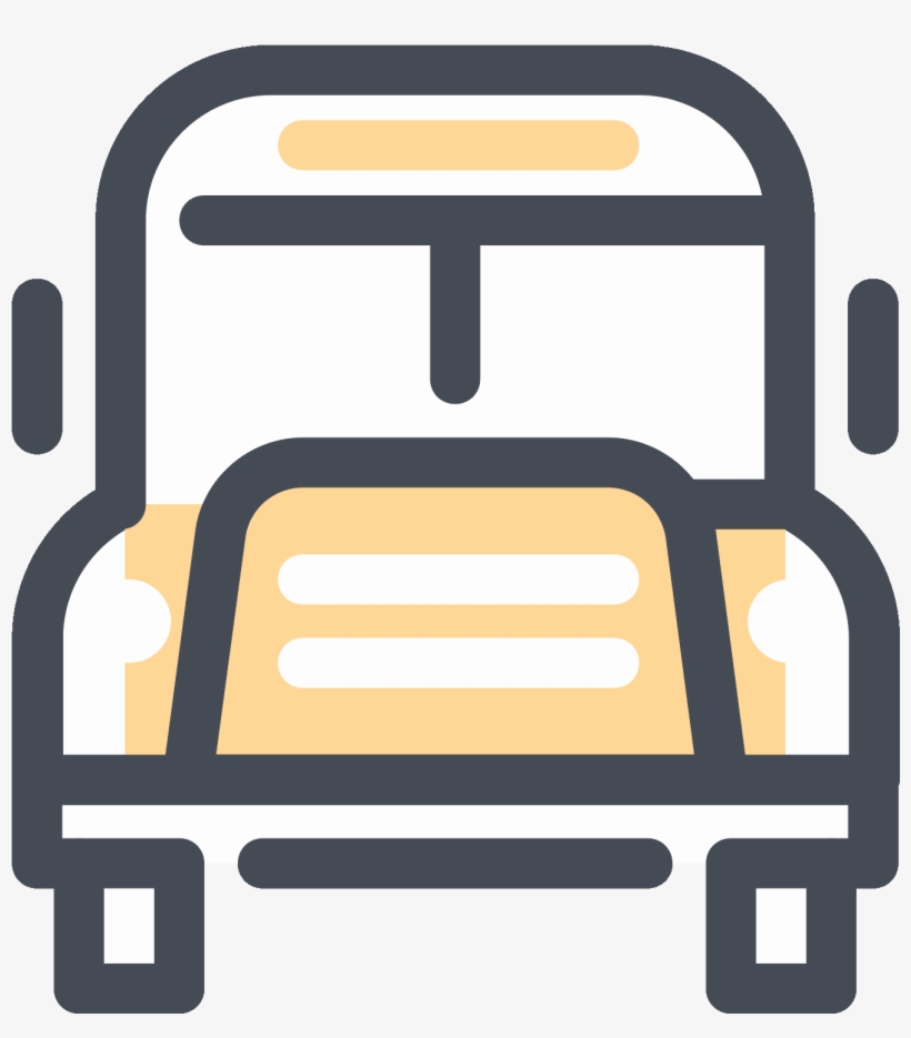School Bus Icon - Icon, transparent png download