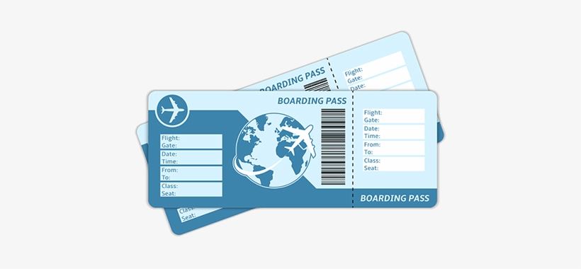 Cheap Flight Ticket - Keepsake Box For Tickets, transparent png download