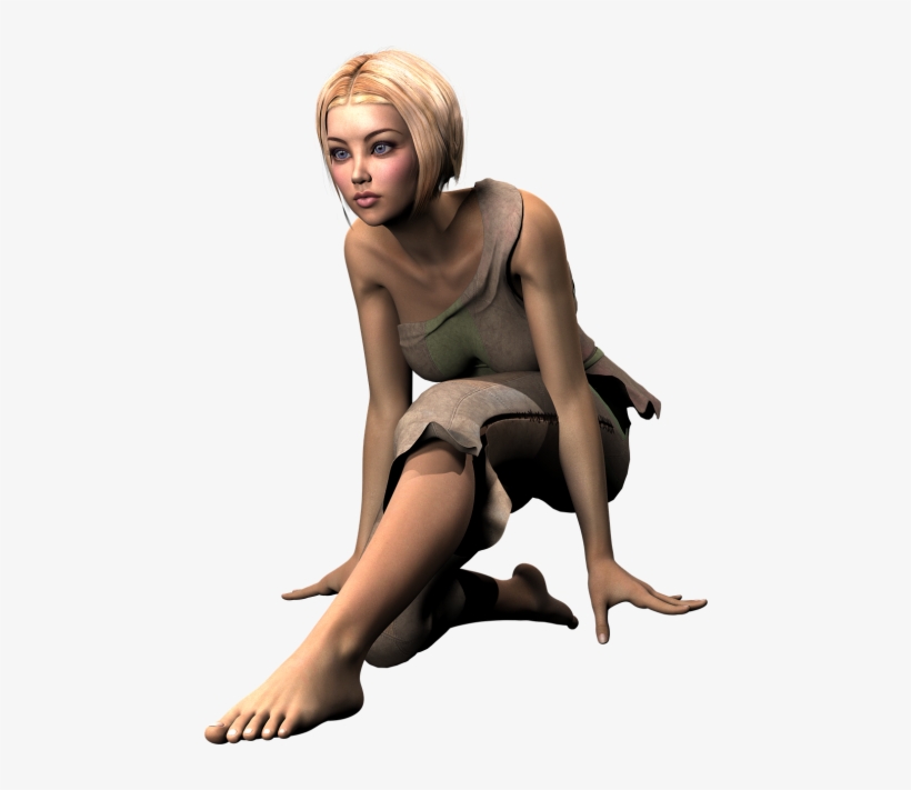 Background - 3d Fantasy Girl Png, transparent png download