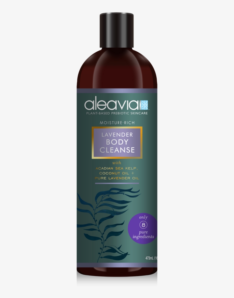 Lavender Body Cleanse Will Give Your Skin A Fresh Start - Aleavia Enzymatic Body Cleanse - 16 Oz, transparent png download