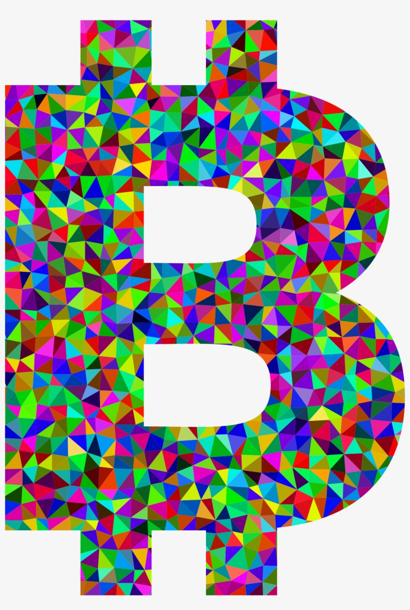 This Free Icons Png Design Of Low Poly Prismatic Bitcoin - Bitcoin Low Poly Transparent  PNG - 1592x2290 - Free Download on NicePNG