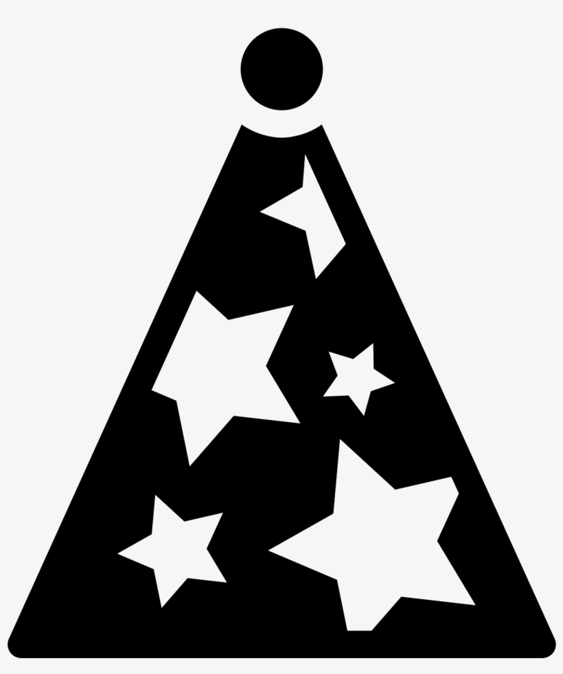 Birthday Hat Filled Icon - Luna Si Stele Fosforescente, transparent png download