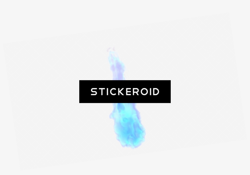 Blue Fire Flame - Cross, transparent png download