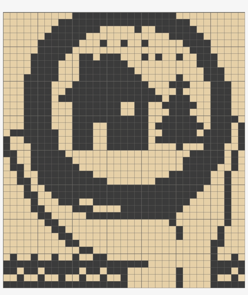 Solution For Original Crossme Level - Nonogram, transparent png download