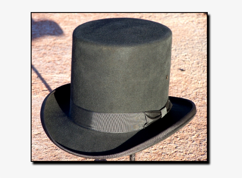 Old West Victorian Top Hat 8x Beaver - New Beaver Top Hat, transparent png download