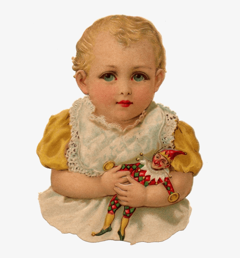 Child Victorian Vintage - Doll, transparent png download