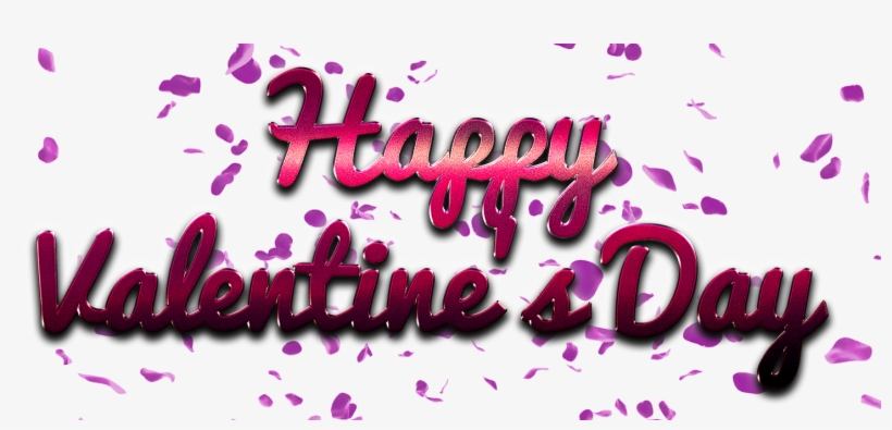 Happy Valentines Day Word Png - Valentine's Day, transparent png download