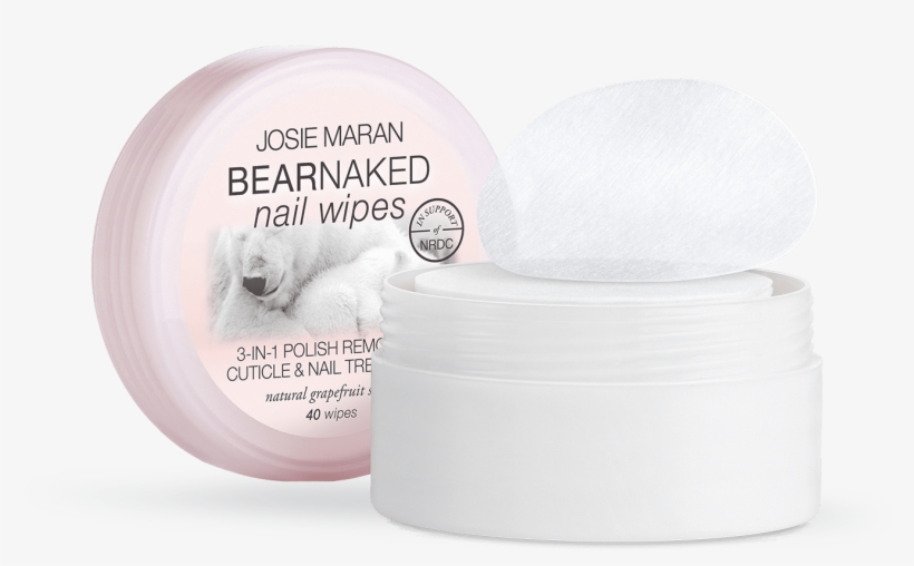 Bear Naked Nail Wipes - Josie Maran Bear Naked Nail Wipes (40 Nail Wips, Grapefruit), transparent png download