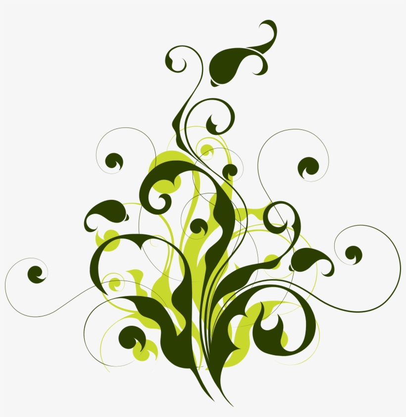 Abstract Floral Filigree Pattern Element - Abstract Filigree, transparent png download