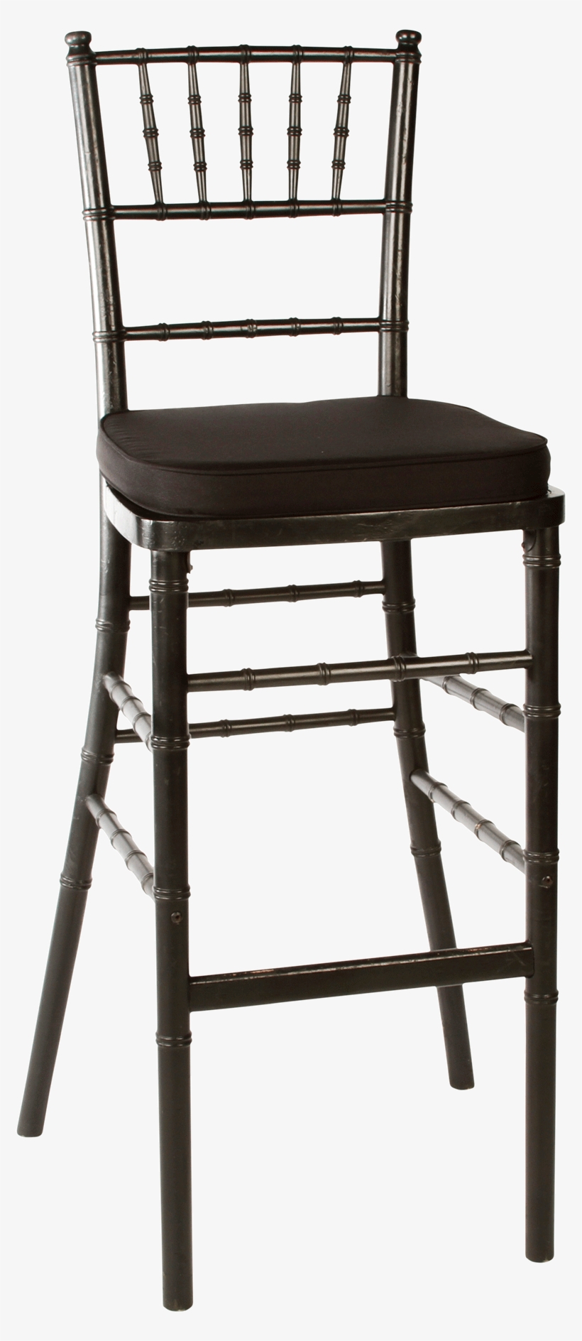 Chiavari Black Bar Stool - Nature Chiavari Hightop Stools, transparent png download