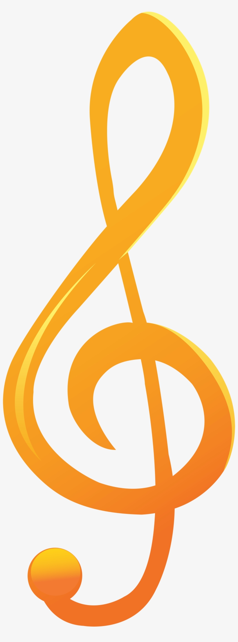 Treble Clef Transparent, transparent png download