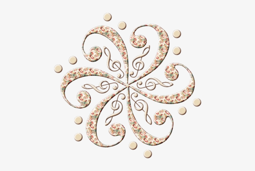Treble - Mandala Con Signos Musicales, transparent png download