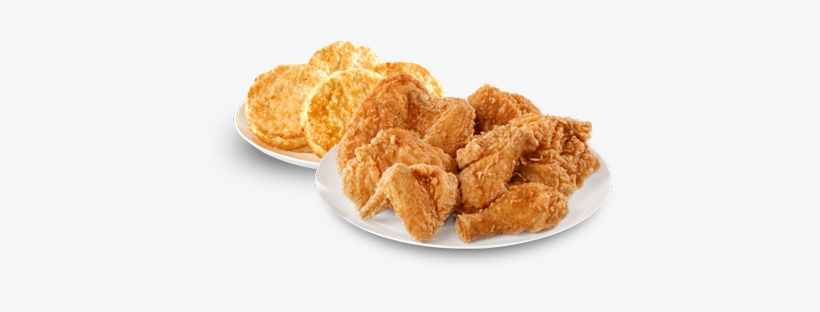 8 Piece & 4 Biscuits Box - 6 Pcs Fried Chicken, transparent png download