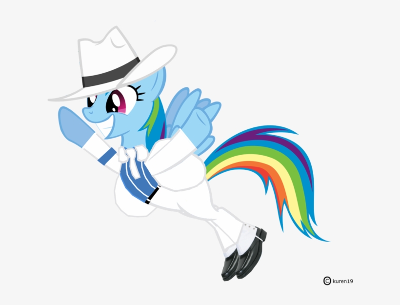Kuren247, Michael Jackson, Rainbow Dash, Safe, Simple - Michael Jackson, transparent png download