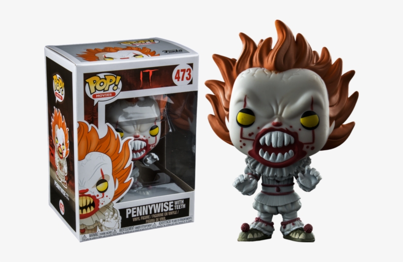 It - Pennywise With Teeth Funko Pop, transparent png download