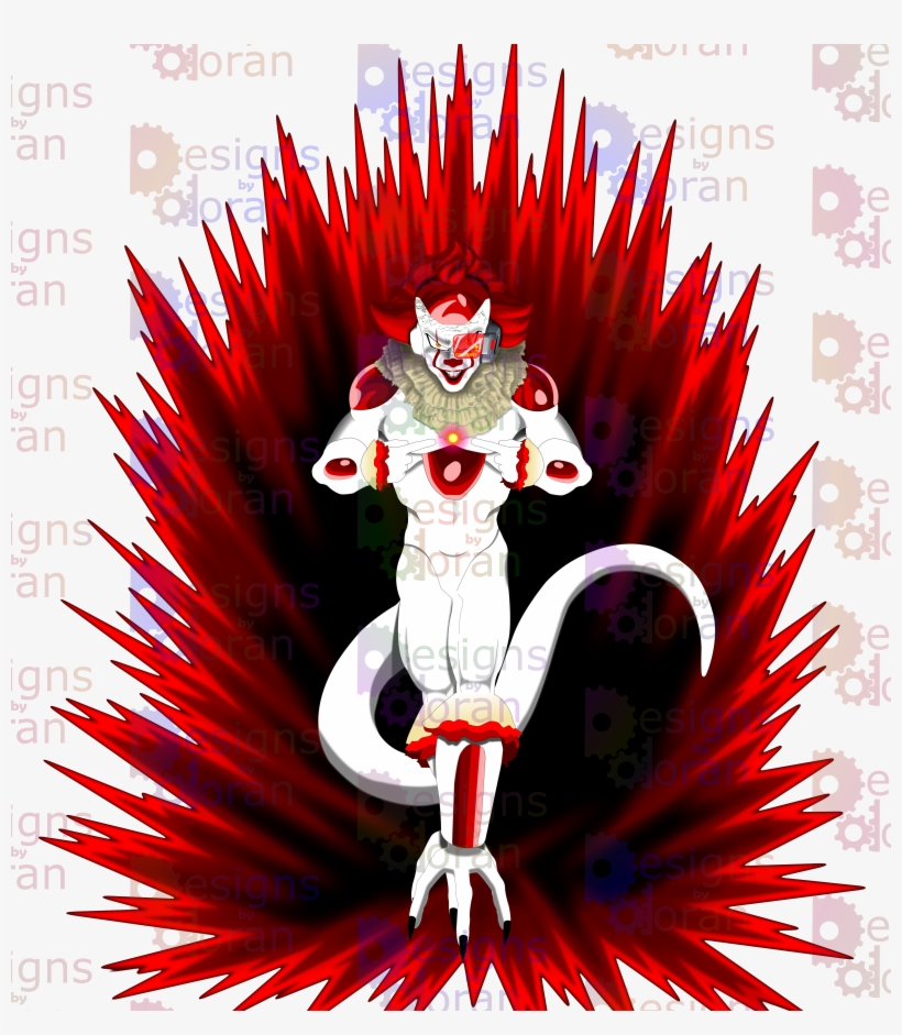 Frieza And Pennywise Mashup, transparent png download