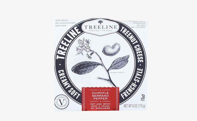 Treeline Treenut Cheese Chipotle Serrano Pepper - Treeline Cheese Herb Garlic, transparent png download