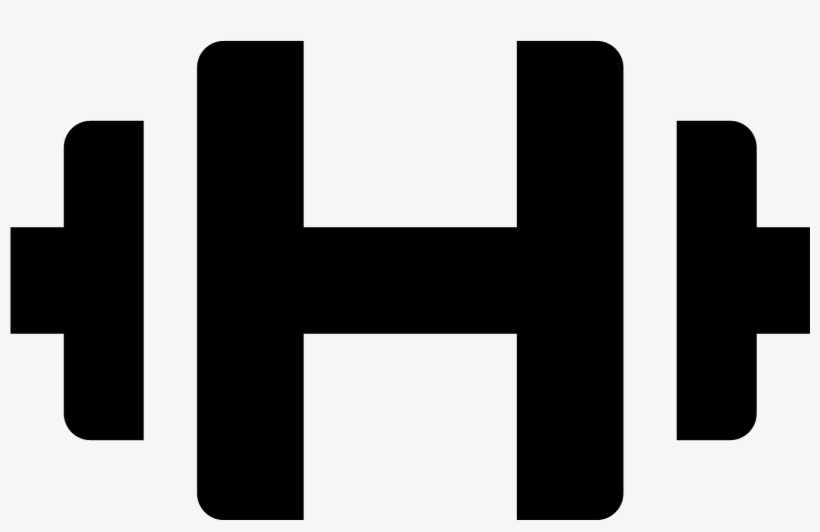 It Is A Logo Of A Dumbbell - Png Pesa, transparent png download