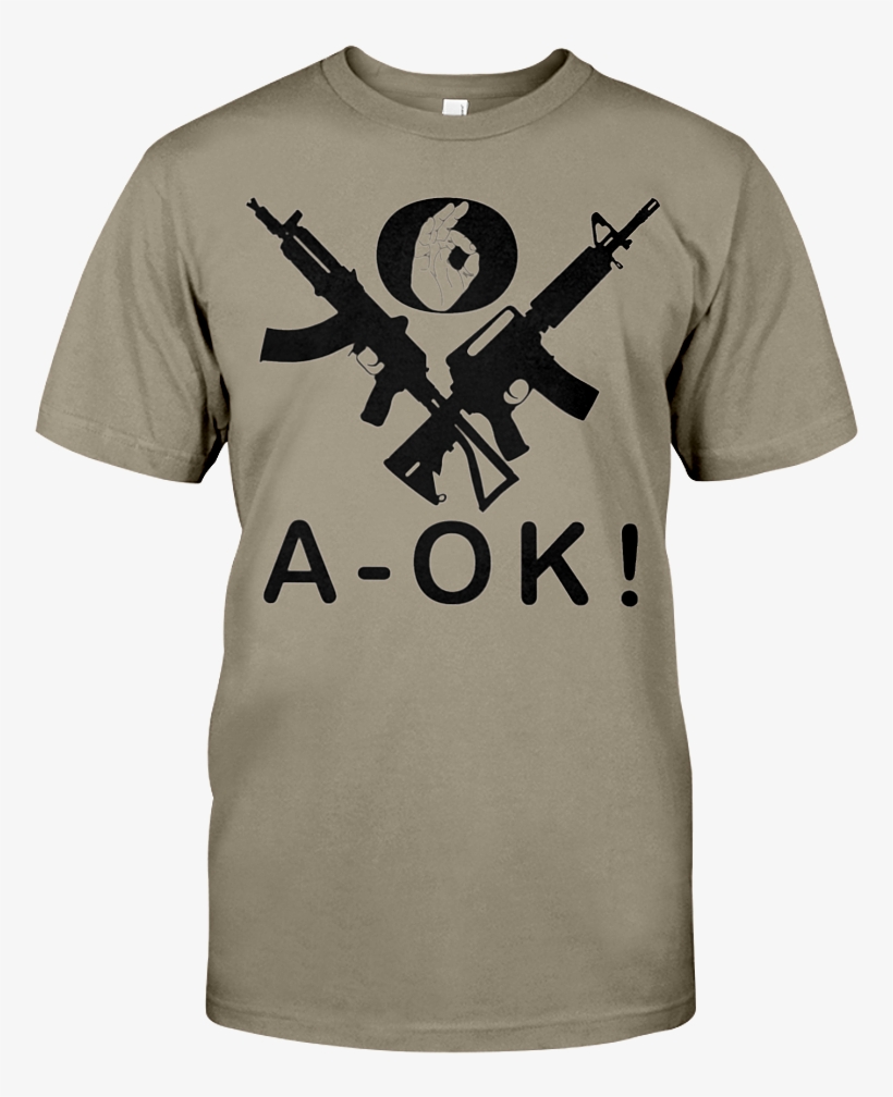 A Ok Hand Black Rifles Men's T Shirt - Shirt, transparent png download