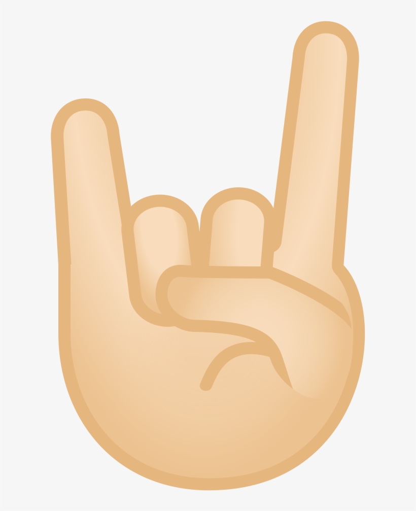 Download Svg Download Png Emoji De Rock Png Transparent PNG
