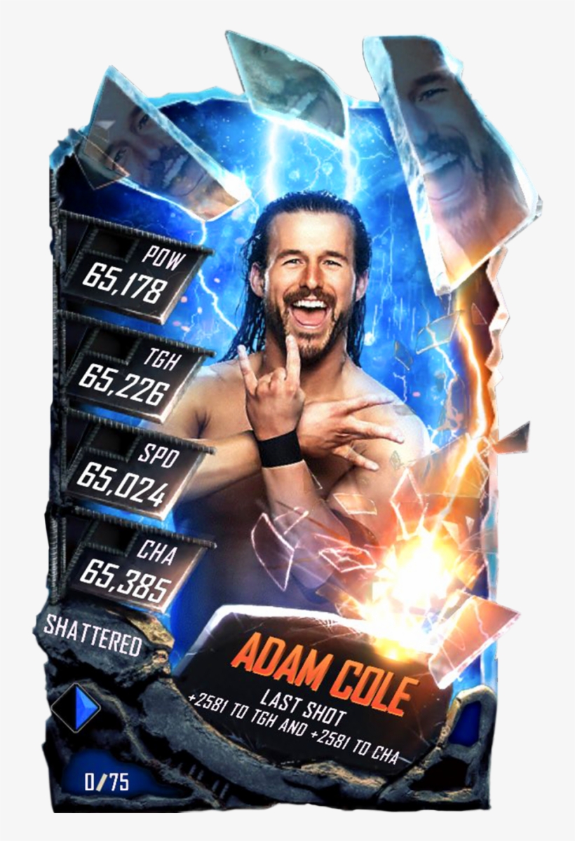 Adamcole S5 24 Shattered10 - Wwe Supercard, transparent png download