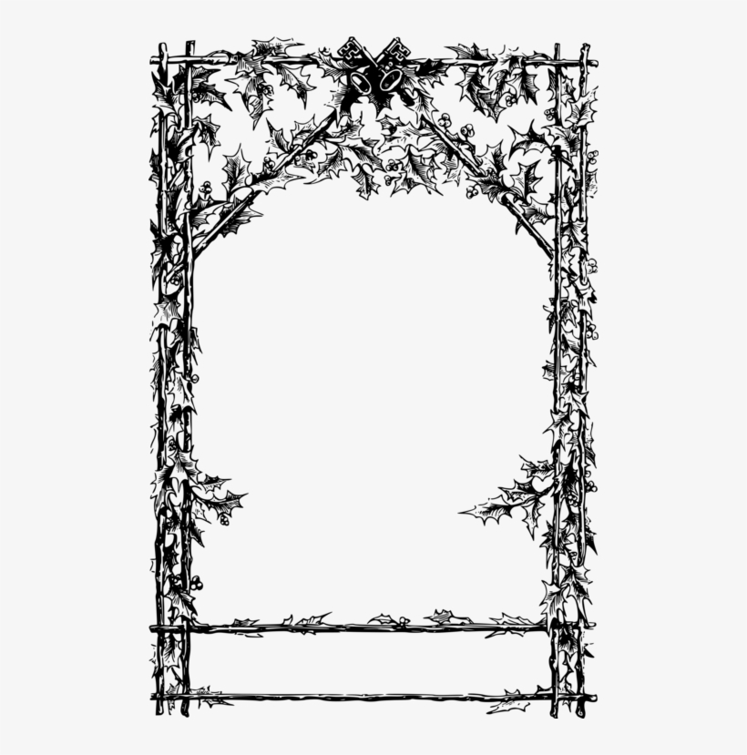 Picture Frames Computer Icons Black And White Line - Clip Art, transparent png download